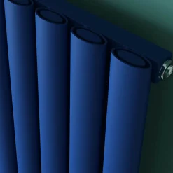 Carisa Tallis Oval Single Panel Vertical Aluminium Radiator