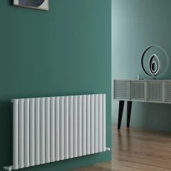 Carisa Tallis Oval Single Panel Horizontal Aluminium Radiator