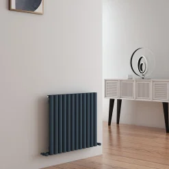 Carisa Tallis Oval Single Panel Horizontal Aluminium Radiator