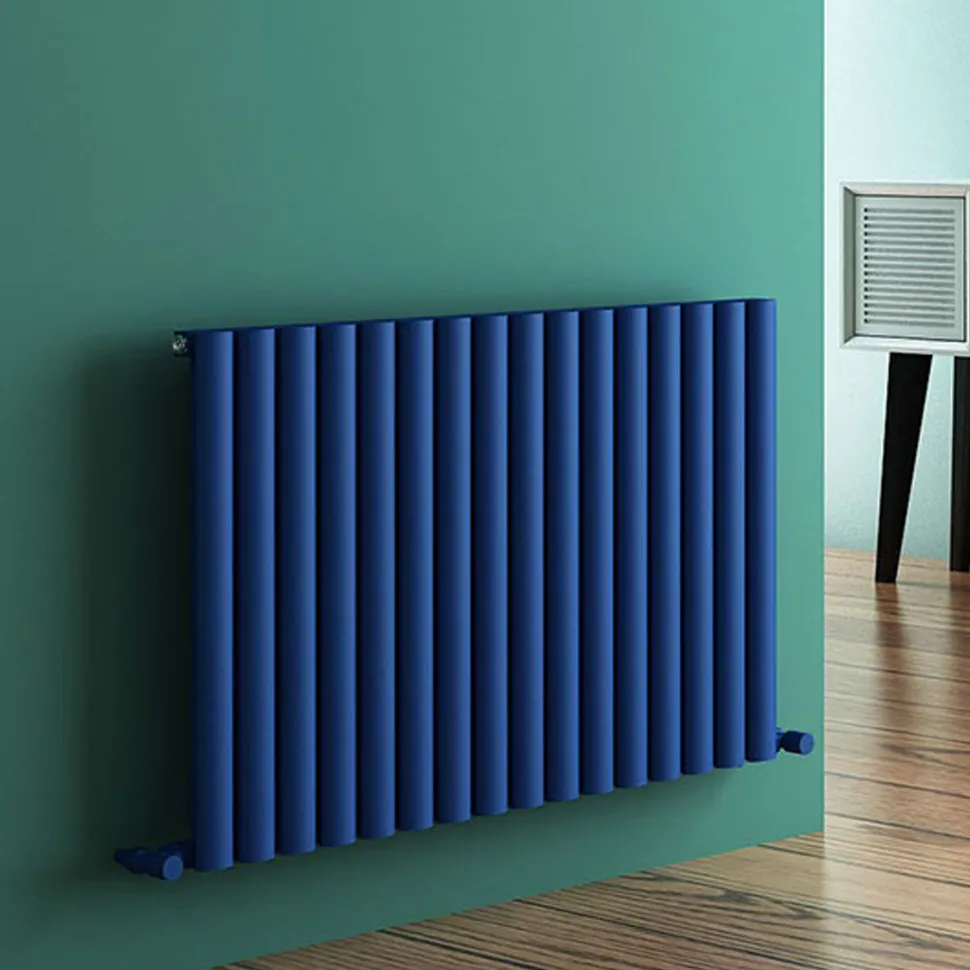 Carisa Tallis Oval Single Panel Horizontal Aluminium Radiator