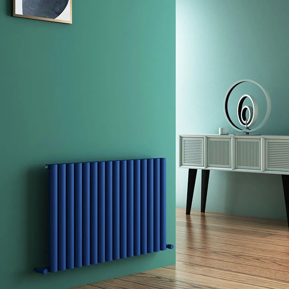 Carisa Tallis Oval Single Panel Horizontal Aluminium Radiator