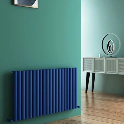 Carisa Tallis Oval Single Panel Horizontal Aluminium Radiator