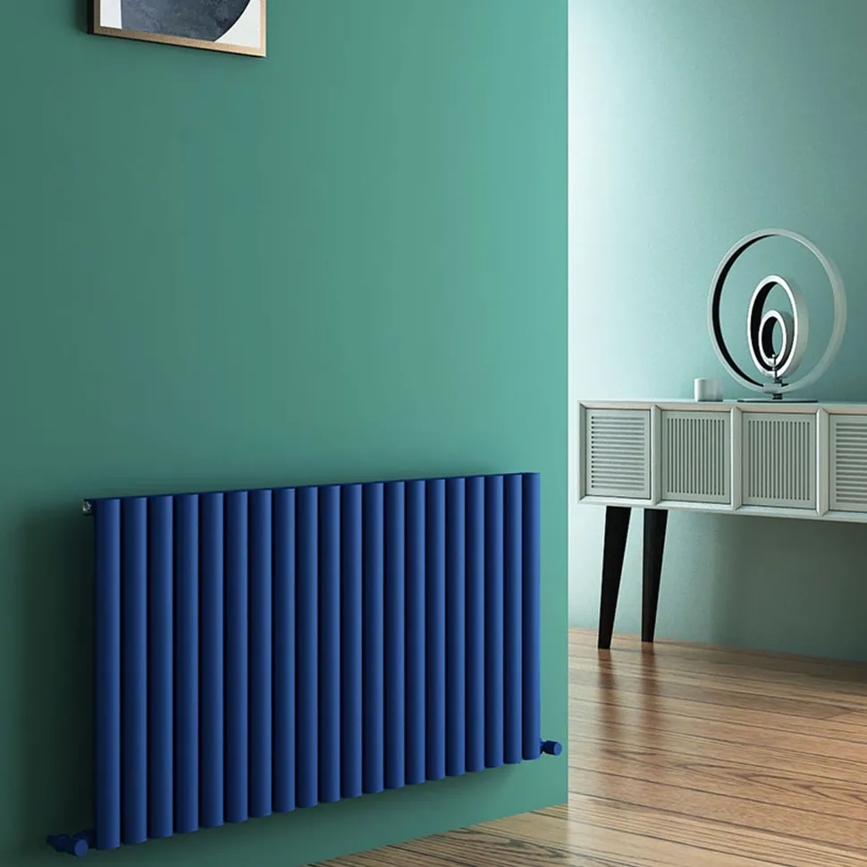 Carisa Tallis Oval Single Panel Horizontal Aluminium Radiator