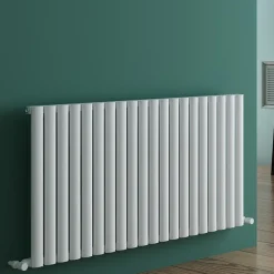 Carisa Tallis Oval Single Panel Horizontal Aluminium Radiator