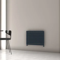 Carisa Tallis XL Oval Single Panel Horizontal Aluminium Radiator