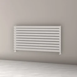 Carisa Tallis XL Oval Single Panel Horizontal Aluminium Radiator