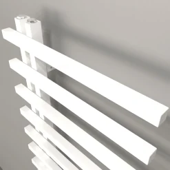 Carisa Terra L Offset Aluminium Heated Towel Rail