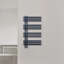 Carisa Terra Offset Aluminium Heated Towel Rail