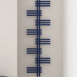 Carisa Unico Offset Aluminium Designer Heated Towel Rail