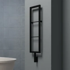 Carisa Vero Stainless Steel Designer Electric Heated Towel Rail