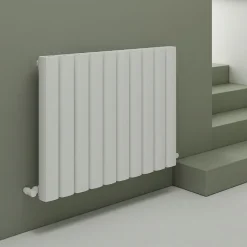 Carisa Vesta Oval Single Panel Horizontal Aluminium Radiator