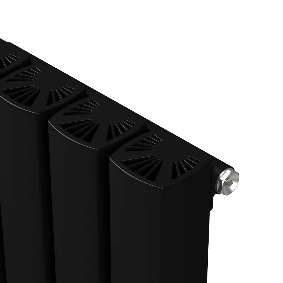 Carisa Vesta Oval Single Panel Horizontal Aluminium Radiator