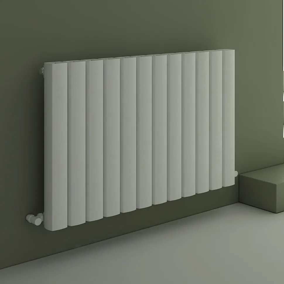 Carisa Vesta Oval Single Panel Horizontal Aluminium Radiator