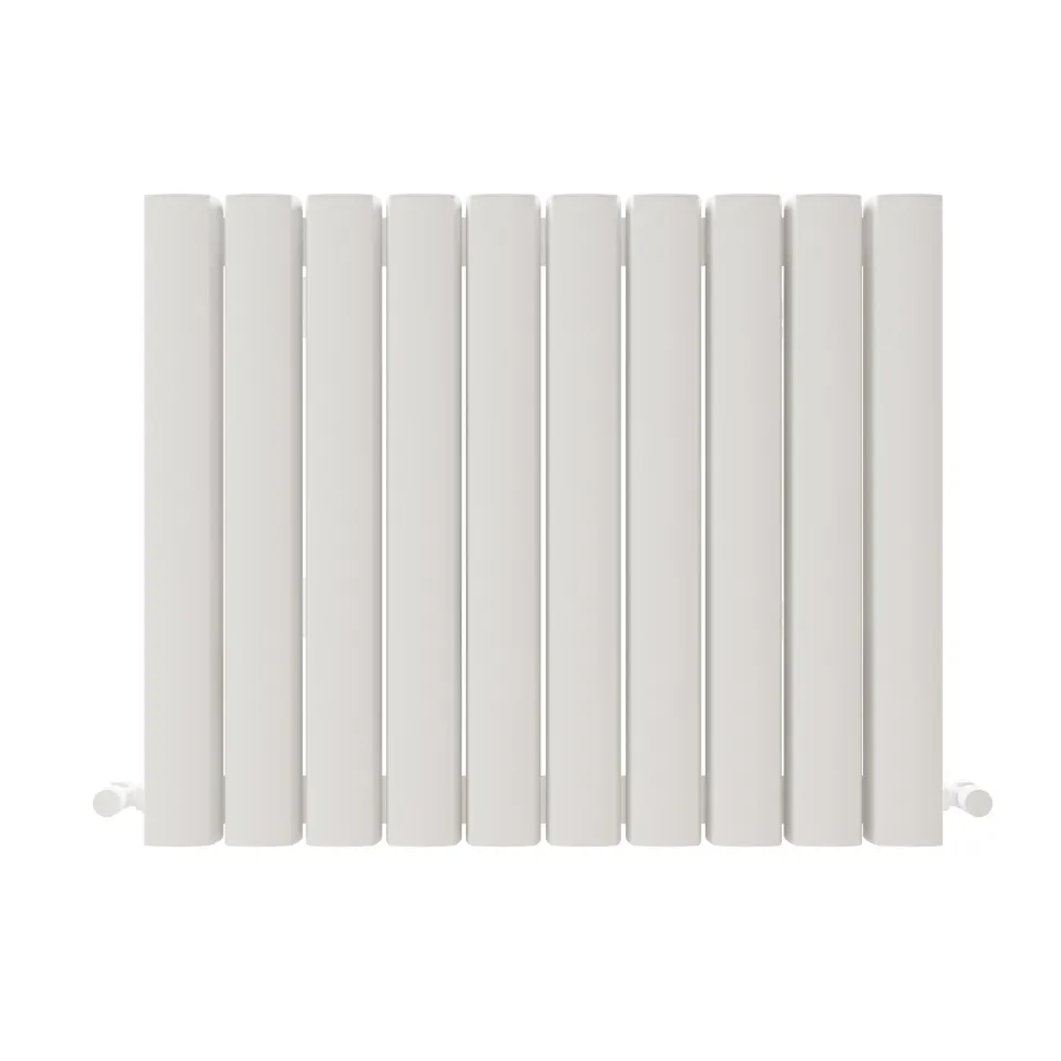Carisa Vesta Oval Single Panel Horizontal Aluminium Radiator