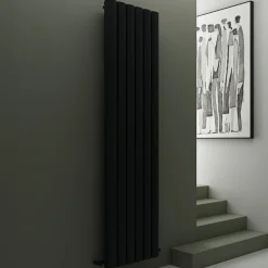 Carisa Vesta Oval Single Panel Vertical Aluminium Radiator