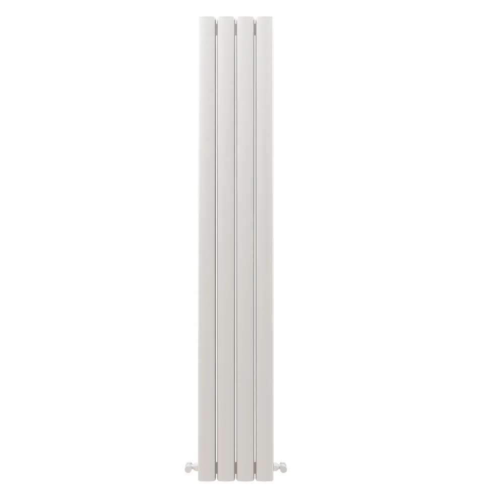 Carisa Vesta Oval Single Panel Vertical Aluminium Radiator