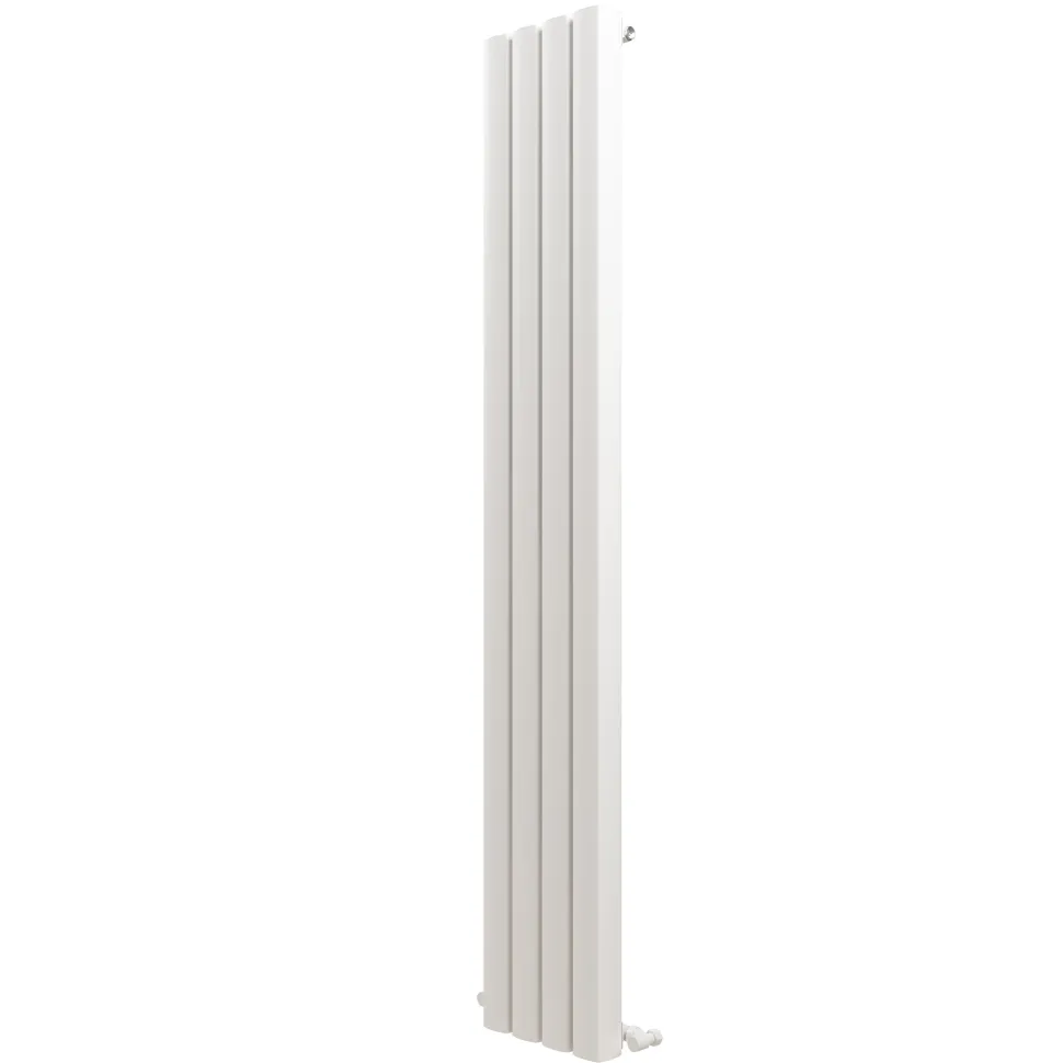 Carisa Vesta Oval Single Panel Vertical Aluminium Radiator