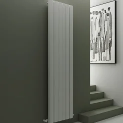 Carisa Vesta Oval Single Panel Vertical Aluminium Radiator