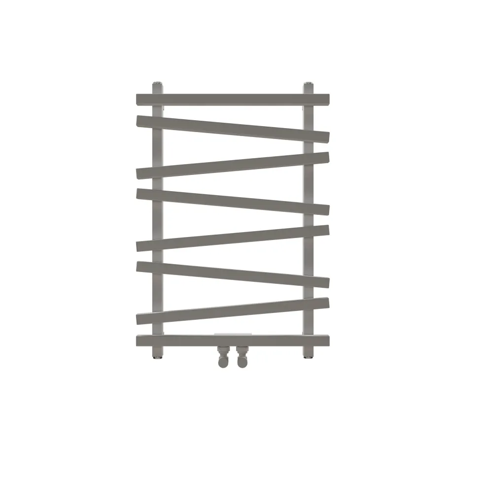 Carisa Vivek Angled Designer Aluminium Heated Towel Rail