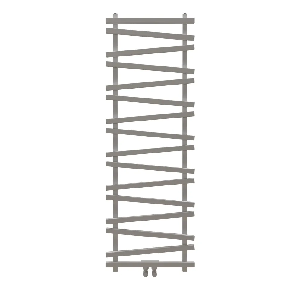 Carisa Vivek Angled Designer Aluminium Heated Towel Rail