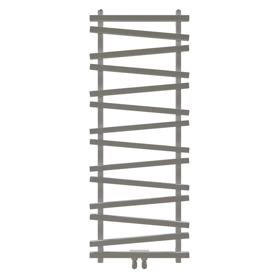 Carisa Vivek Angled Designer Aluminium Heated Towel Rail