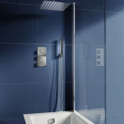 Carter Concealed Shower Valve, Fixed Shower Head, Handset & Overflow Bath Filler