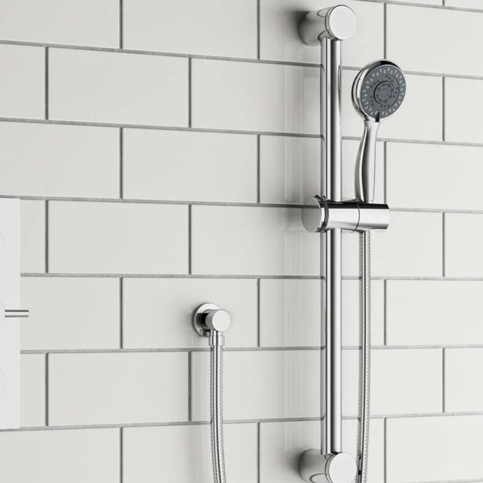 Clara Thermostatic Bath Shower Mixer & Slide Rail Kit