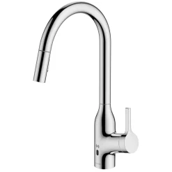 Clearwater Amelio Single Lever Touch-Free Sensor Kitchen Mixer Tap with Pull Out Spray
