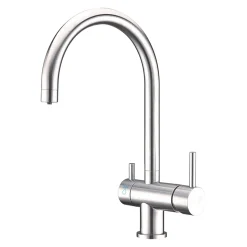 Clearwater Aquarius Filtered Mono Kitchen Mixer with Swivel Spout & Ultrapure Cartridge – Stainless Steel
