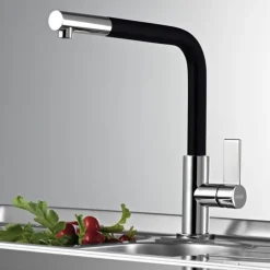 Clearwater Auriga Single Lever Mono Kitchen Tap With Pull Out Spout