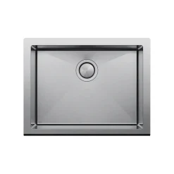 Clearwater Belfast Brushed Stainless Steel Kitchen Sink & Waste - 600 x 465mm