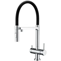 Clearwater Bellatrix Filtered Professional Mono Kitchen Mixer with Detachable Spray & UltraPure Cartridge