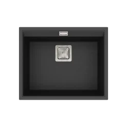 Clearwater Capri 1 Bowl Granite Composite Inset/Undermount Kitchen Sink - 505 x 405mm