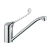 Clearwater Dorman Single Lever Mono Kitchen Mixer With Swivel Spout & Extended Handle