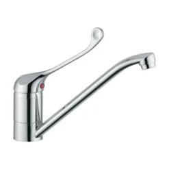 Clearwater Dorman Single Lever Mono Kitchen Mixer With Swivel Spout & Extended Handle