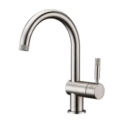 Clearwater Hotshot 2 Instant Filtered Kettle Hot Water Tap & Cold Filtered Water with Boiler Unit and Filter Cartridge - Brushed Nickel
