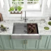 Clearwater Infinity Smart Butler Large Single Bowl Brushed Stainless Steel Kitchen Sink & Waste - 800 x 510mm