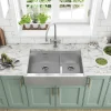 Clearwater Infinity Smart Butler 1.5 Bowl Brushed Stainless Steel Kitchen Sink & Waste - 800 x 510mm