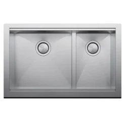 Clearwater Infinity Smart Butler 1.5 Bowl Brushed Stainless Steel Kitchen Sink & Waste - 800 x 510mm