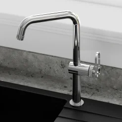 Clearwater Juno WRAS Approved Single Lever Industrial-Style Mono Kitchen Mixer Tap