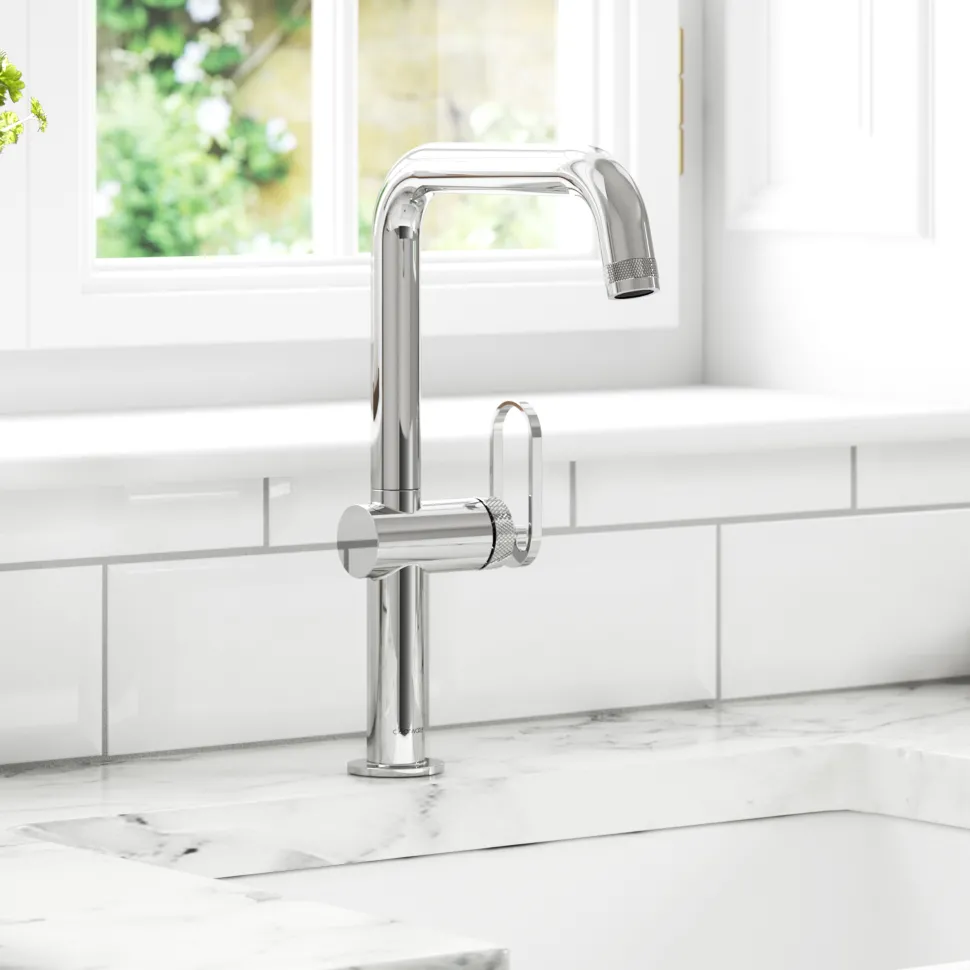 Clearwater Juno WRAS Approved Single Lever Industrial-Style Mono Kitchen Mixer Tap