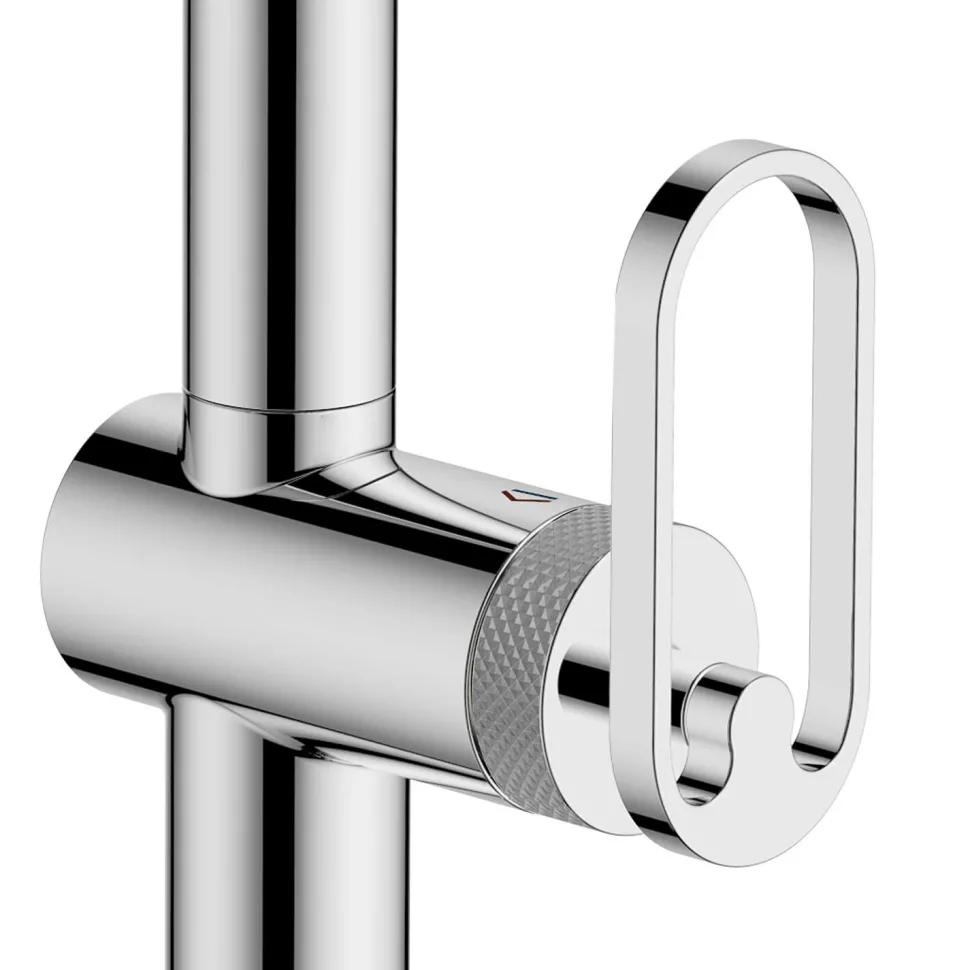Clearwater Juno WRAS Approved Single Lever Industrial-Style Mono Kitchen Mixer Tap
