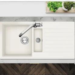 Clearwater Kameo Smart 1.5 Bowl Granite Composite Kitchen Sink - 1000 x 500mm