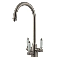 Clearwater Krypton Triple Lever Mono Kitchen Mixer and Cold Filtered Water Tap
