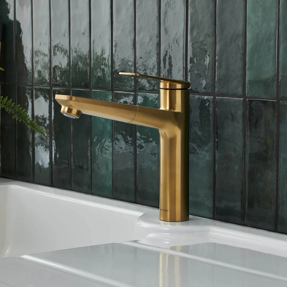 Clearwater Levant Single Lever Mono Pull Out Kitchen Mixer Tap