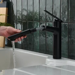 Clearwater Levant Single Lever Mono Pull Out Kitchen Mixer Tap