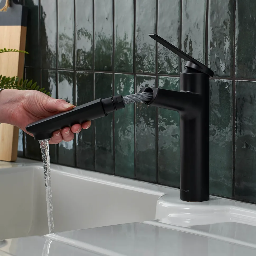 Clearwater Levant Single Lever Mono Pull Out Kitchen Mixer Tap