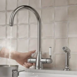 Clearwater Longdon 4-in-1 Instant Boiling Water Tap with Rinse