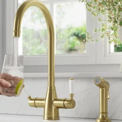 Clearwater Longdon 4-in-1 Instant Boiling Water Tap with Rinse