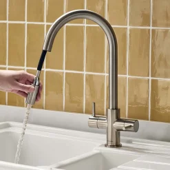 Clearwater Loreto Pull Out Kitchen Mixer Tap